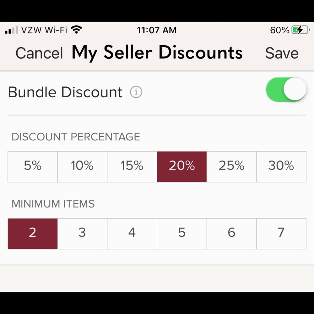 My seller discount for bundles!!